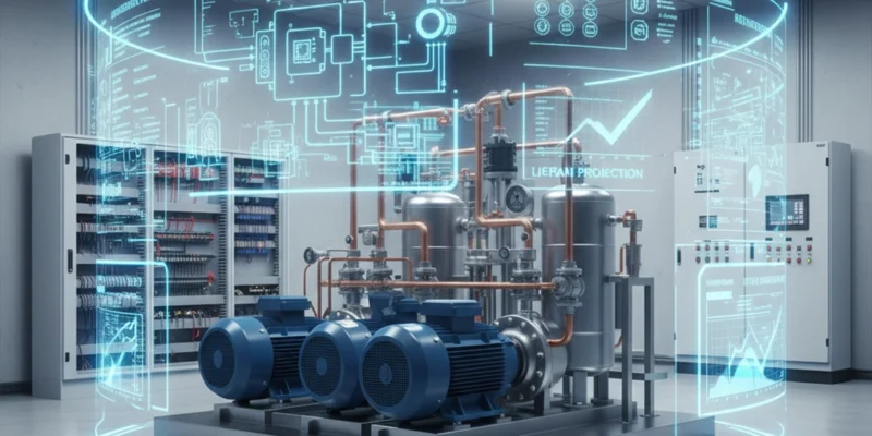 نقش تابلو برق، PLC و سیستم کنترل در افزایش عمر بوستر پمپ